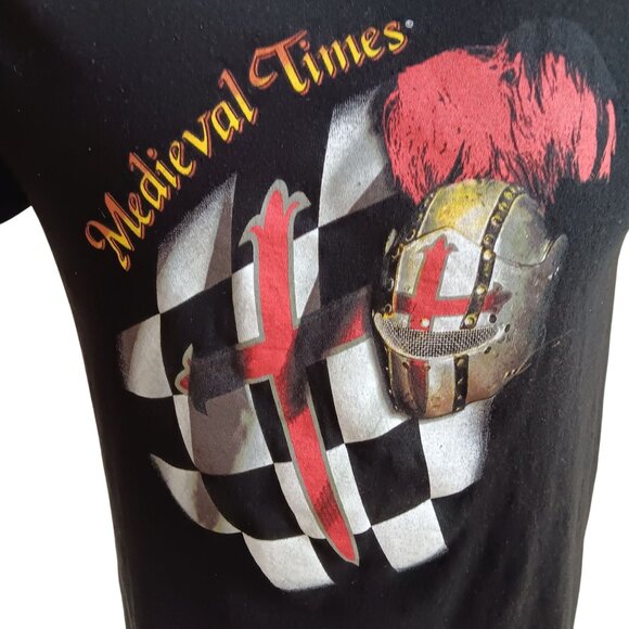 Medium Vintage Medieval Times Cable Guy Red Knight Goin Down Restaurant USA - Picture 1 of 5